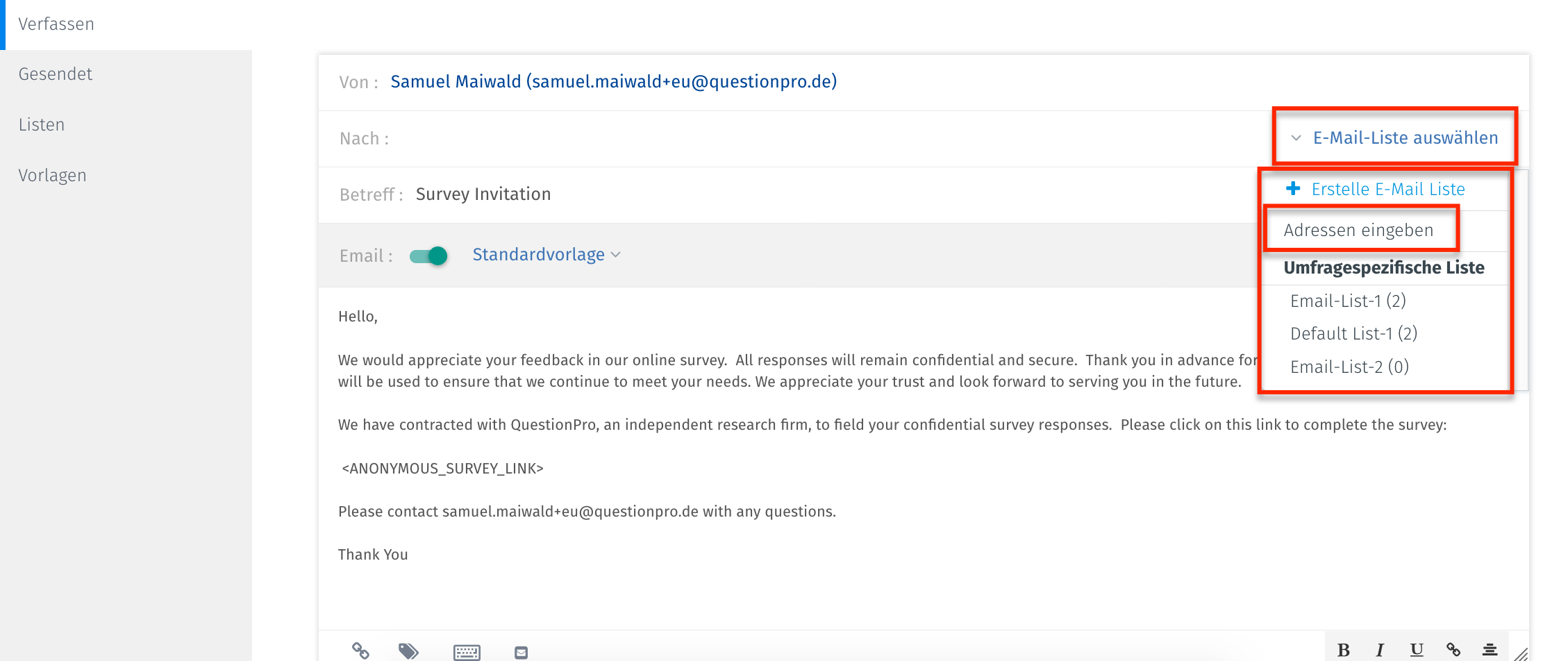 Survey Software Help Image